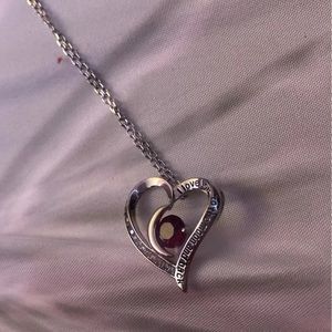 Ruby ring and necklace